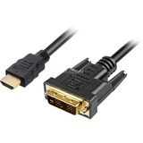 Sharkoon Adapterkabel HDMI > DVI-D (18+1) schwarz, 1 Meter