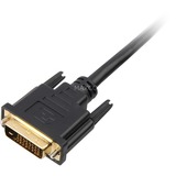 Sharkoon Adapterkabel HDMI > DVI-D (24+1) schwarz, 1 Meter