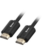 Sharkoon Kabel HDMI Stecker > HDMI Stecker schwarz, 7,5 Meter, HDMI 2.0 4K