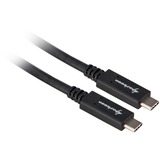 Sharkoon Kabel USB 3.2 (Gen. 2) Stecker C > Stecker C schwarz