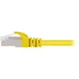 Sharkoon Patchkabel RJ45 Cat.6 SFTP gelb, 25 cm