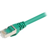 Sharkoon Patchkabel RJ45 Cat.6 S/FTP grün, 25 cm