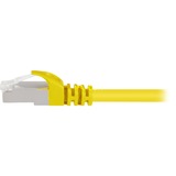 Sharkoon Patchkabel RJ45 Stecker > RJ45 Stecker CAT.6 S/FTP gelb, 1,5 Meter