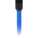 Sharkoon Sata III Kabel sleeve blau, 45 cm