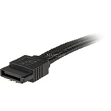 Sharkoon Sata III Kabel sleeve schwarz, 100 cm