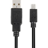 Sharkoon USB 2.0 Kabel, USB-A Stecker > Mini-USB Stecker schwarz, 2,0 Meter, doppelt geschirmt