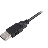 Sharkoon USB 2.0 Kabel, USB-A Stecker > Mini-USB Stecker schwarz, 3,0 Meter, doppelt geschirmt