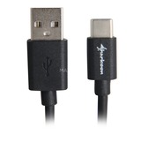 Sharkoon USB 2.0 Kabel, USB-A Stecker > USB-C Stecker schwarz, 0,5 Meter