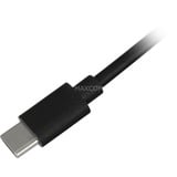 Sharkoon USB 2.0 Kabel, USB-A Stecker > USB-C Stecker schwarz, 1 Meter