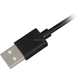 Sharkoon USB 2.0 Kabel, USB-A Stecker > USB-C Stecker schwarz, 1,5 Meter