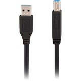 Sharkoon USB 3.2 Gen 1 Kabel, USB-A Stecker > USB-B Stecker schwarz, 3 Meter