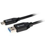 Sharkoon USB 3.2 Gen 2 Kabel, USB-A Stecker > USB-C Stecker schwarz, 0,5 Meter