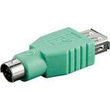 USB 2.0 Adapter, USB-A Buchse > Mini-DIN 6-Stecker (PS/2)