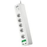 Essential SurgeArrest PM5U-GR, 5-fach, 2x USB, Steckdosenleiste