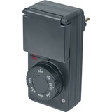 Brennenstuhl Zeitschaltuhr mit Dämmerungssensor DDT IP 44 anthrazit