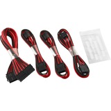 Cablemod Basic ModFlex Ext. Kit - Dual 6+2 Pin Series, Kabelmanagement schwarz/rot