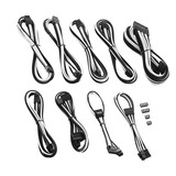 Cablemod PRO ModMesh C-Series AXi, Hxi, RM Cable Kit - BLACK / WHITE, Kabelmanagement schwarz/weiß, 13-teilig