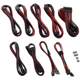 Cablemod PRO ModMesh C-Series Rmi, RMx Cable Kit- BLACK/ RED, Kabelmanagement schwarz/rot, 13-teilig