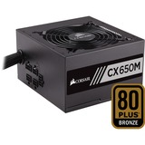 Corsair CX650M, PC-Netzteil schwarz, 4x PCIe, Kabel-Management, 650 Watt