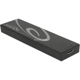 DeLOCK Externes Gehäuse M.2 SSD USB-C, Laufwerksgehäuse schwarz