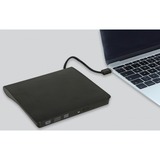 DeLOCK Externes Gehäuse für 5.25″ Ultra Slim SATA Laufwerke 9,5 mm zu USB Typ-A Stecker, Laufwerksgehäuse schwarz