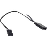 Inter-Tech Argus RS-051 RGB 120x120x25, Gehäuselüfter schwarz, 120 mm