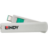 Lindy USB Typ C Port Schloss, Sicherheit grün