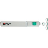 Lindy USB Typ C Port Schloss, Sicherheit grün