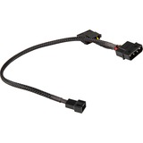 Sharkoon Adapter 4-Pin -> 3-Pin schwarz, 0,30m
