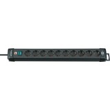 TestA Premium-Line Steckdosenleiste 10-fach schwarz, 3 Meter