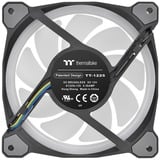 Thermaltake Riing Duo 12 RGB Radiator Fan 3 Pack, Gehäuselüfter schwarz, 3er Set, 1x Controller, 120 mm