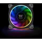 Thermaltake Riing Plus 14 LED RGB Radiator Fan TT Premium, Gehäuselüfter schwarz, 3er Set, 1x Controller, 140 mm