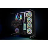 Thermaltake Riing Quad 12 RGB Radiator Fan TT Premium Edition 3 Pack, Gehäuselüfter weiß, 3er Set, 1x Controller