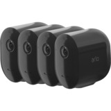 Arlo Pro 3 4er Set, Überwachungskamera schwarz, 4 Kameras + SmartHub