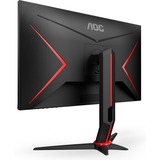 AOC 24G2ZU/BK, Gaming-Monitor 61 cm (24 Zoll), schwarz/rot, FullHD, IPS, AMD Free-Sync Premium, 240Hz Panel