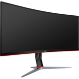 AOC CU34G2/BK, Gaming-Monitor 86 cm(34 Zoll), schwarz/rot, AMD Free-Sync, UWQHD, 100Hz Panel