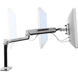 Ergotron LX HD Sitz-Steh-Tischmontage-LCD-Arm, Monitorhalterung silber/schwarz