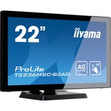 iiyama ProLite T2236MSC-B2AG, LED-Monitor 55 cm(21.5 Zoll), schwarz, VGA, HDMI, DVI-D, USB 3.0 HUB