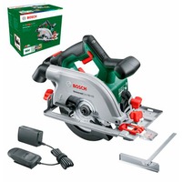 Bosch Heimwerken & Garten Handkreissäge UniversalCirc 18V-53, 18Volt grün/schwarz, Li-Ionen Akku 2,5Ah, POWER FOR ALL ALLIANCE