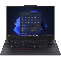 Lenovo ThinkPad E16 G4 AMD (21Y40046GE), Notebook schwarz, AMD Ryzen AI 7 345, AMD Radeon 820M, 15.96484375 GB DDR5, 512 GB (512 GB SSD), Windows 11 Pro