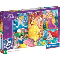 Clementoni Brilliant - Princess, Puzzle 104 Teile