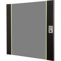 Digitus Glas-Fronttür für 19" 12HE Wandgehäuse Unique Serie, Frontpanel schwarz, 12 Höheneinheiten