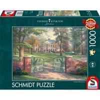 Schmidt Spiele Thomas Kinkade Studios: Graceland 50th Anniversary, Puzzle 1000 Teile