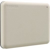 Toshiba Canvio Advance 2 TB, Externe Festplatte beige, Micro-USB-B 3.2 Gen 1 (5 Gbit/s)