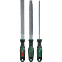Bosch Heimwerken & Garten Holzraspel-Set, 3 teilig, Feile grün/schwarz, 200mm