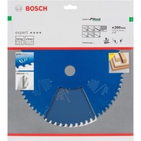Bosch Kreissägeblatt Expert for Wood, Ø 260mm, 60Z Bohrung 30mm, für Kapp- & Gehrungssägen