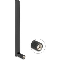 DeLOCK WiFi7 Antenne RP-SMA schwarz, omnidirektional, Kippgelenk