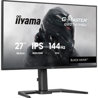 iiyama G-Master GB2741HSU-B1 Black Hawk, Gaming-Monitor 68.6 cm (27 Zoll), schwarz (matt), FullHD, IPS, HDMI, DP, Free-Sync, USB-Hub, Höhenverstellung, 144Hz Panel