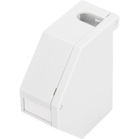 Digitus Keystone-Gehäuse für Hutschienen Montage, IP20 weiß, für 1x Keystone Modul