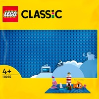 LEGO 11025 Classic Blaue Bauplatte, Konstruktionsspielzeug blau, Quadratische Grundplatte mit 32x32 Noppen